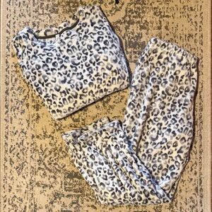 Leopard Print Pajama Set